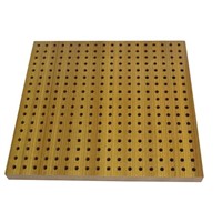 Perforated acoustic panel