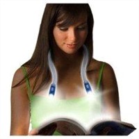 Portable hands free flexible led book reading light / reading lamp