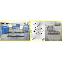 Powder coating Grid wall, display fixture,garment rack