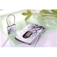 Pushed name card case and key chain set (Model:JWC028-23)
