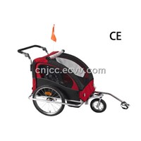 Red and Black Baby Bike Trailer