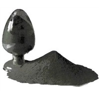 Refractory black silicon carbide fine powder