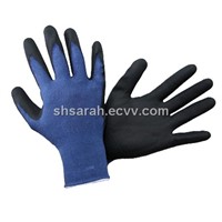 Seamless 13 gauges Polyester Liner PU Coated Gloves