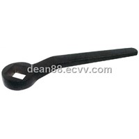 Steel square driver valve wrench spanner