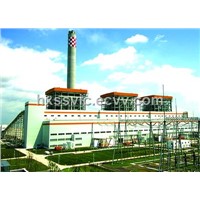 Structures of Steel for Vietnam 2*30mw Power Station, 2100t