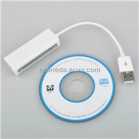 USB Male to RJ45 Female Ethernet LAN Adapter