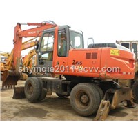 Used hitachi zx160w wheel excavator