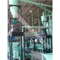 Waste tire recycling large-scaled complete production line
