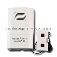 Water Alarm/Water Leak Alarm with Low-voltage Alert Function and Uses a Standard 9V Battery