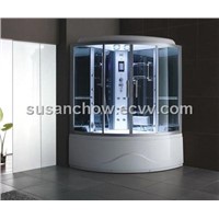 White luxury sauna steam room G8038