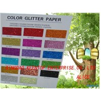 colorful glitter paper