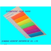 fluorescent crepe paper