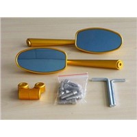 gold CNC motorcycle mirror