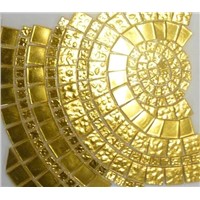 Gold Foil Mosaic Tile 012