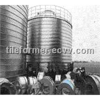 steel silo for grain storage,Steel silo with hopper bottom and flat bottom,stainless steel silos