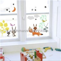 window sticker / colorful window sticker / window decorative sticker