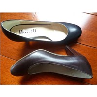 women high heel leather spring shoes