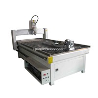 Wood CNC Router with Rotary System/Rotary Die Cutting Machine
