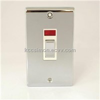 45A DP Rectangular Switch with Neon