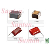 Suntan Plastic Film Capacitor TS05D,TS05M,TS06,TS07