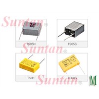 Suntan Plastic Film Capacitor TS05N,TS05S,TS08,TS08S