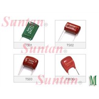 Suntan Polyester Film Capacitor - TS01, TS02, TS03, TS03Q