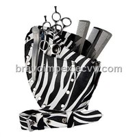 Zebra Hairdressers Leather Pouch