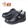 Black Round Toe Cap Boys Genuine Leather  kids leather shoes