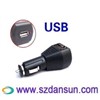 Dual Color Indication MP3 / MP4 Usb Car Charger Adaptor For England Plug