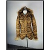 ladies coat design with fake fur