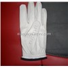 pig grain leather breather gloves