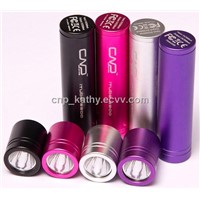 2 in1 Mini Portable Battery Charger with LED Torch function