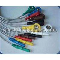7 Lead Holter ECG Cable/Leadwire