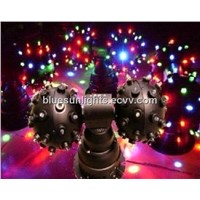 BS-8407,18W RGB LED Big Lense Double Cystal Ball,stage disco light