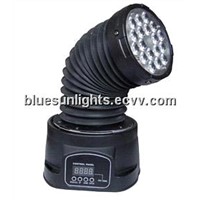 BS-C1018,18pcsX1W LED Cobra Light RGB Moving Yoke Wash Lights DMX 4CHS,12CHS