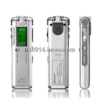 Digital voice recorder with dual microphones, good quality