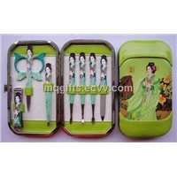 Manicure Set with Beautiful Girl Printing