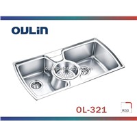 Stainless Steel Unique Sink (OL-321)