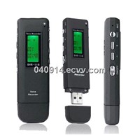 USB digital voice recorder with lithium battery, good quality