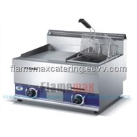 11L Gas Fryer with Gas Griddle