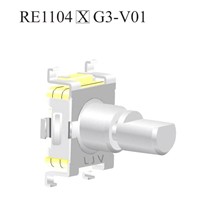 11mm metal shaft rotary encoder with V01 terminal