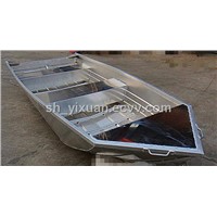 12ft pointed head and flat bottom aluminum boat