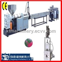 180-230kg/h SJZ65/132 hot cutting PVC granulator
