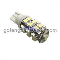 194 w5w Wedge License Plate High Power T10 LED Light Bulbs with 3528 SMD / 24V