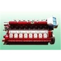 3600 KW / 5000 KVA 8 Stroke Marine Diesel Engine Generator Set