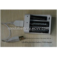 3.2V Li-ion battery USB recharger