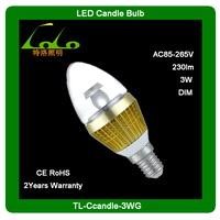 4W E14 high lumen household led candle bulb