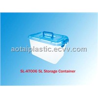 5L Plastic Storage Container W/ Handles