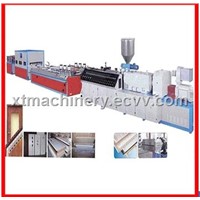 600m 200kg/h wide PVC door board production line