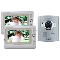 7inch Video Intercom system with 2screens